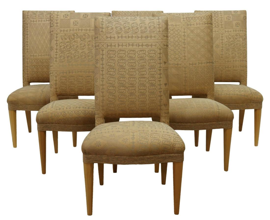 (6) JOHN HUTTON DONGHIA FORTUNY DINING CHAIRS (1 of 4)