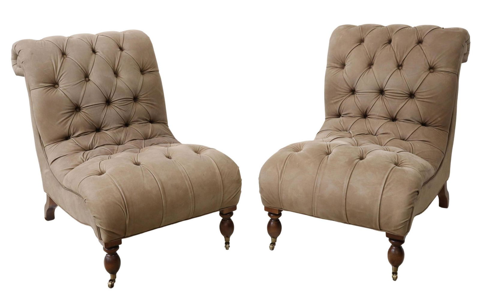 (2) MITCHELL GOLD & BOB WILLIAMS LEATHER CHAIRS (1 of 4)