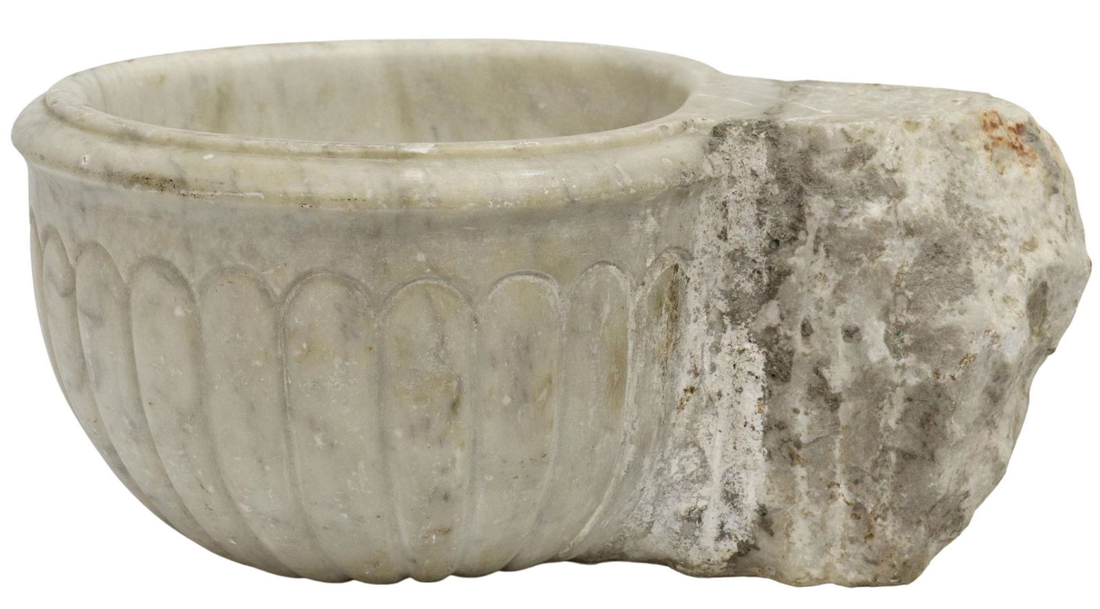 ANTIQUE ITALIAN CARVED MARBLE HOLY WATER FONT (1 of 6)