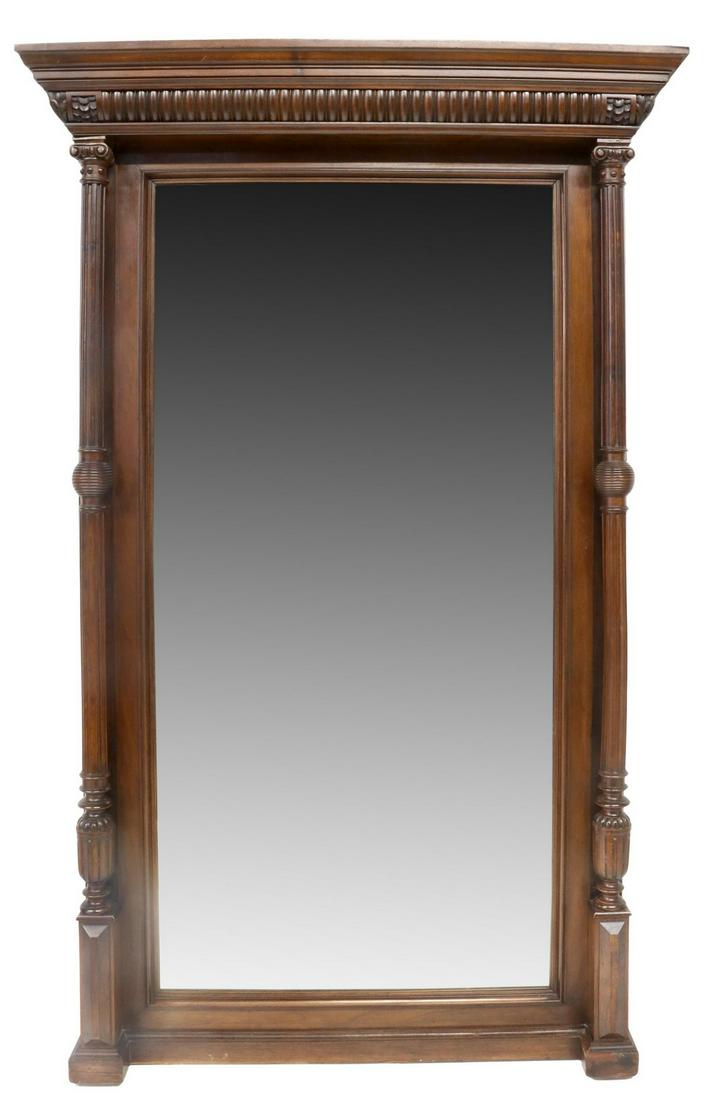 LARGE FRENCH HENRI II STYLE MIRROR, 75" X 47.5" (1 of 3)