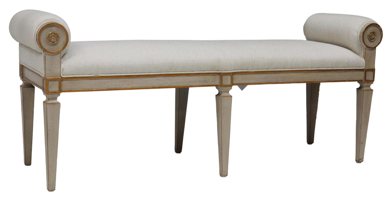 CONTEMPORARY PAINT DECORATED WINDOW BENCH (1 of 3)