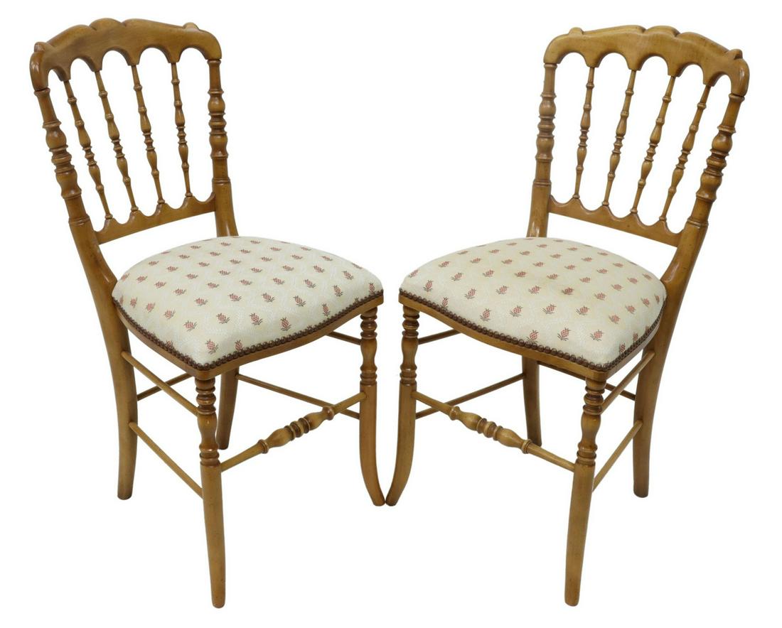 (2) ITALIAN CHIAVARI HALL CHAIRS (1 of 3)