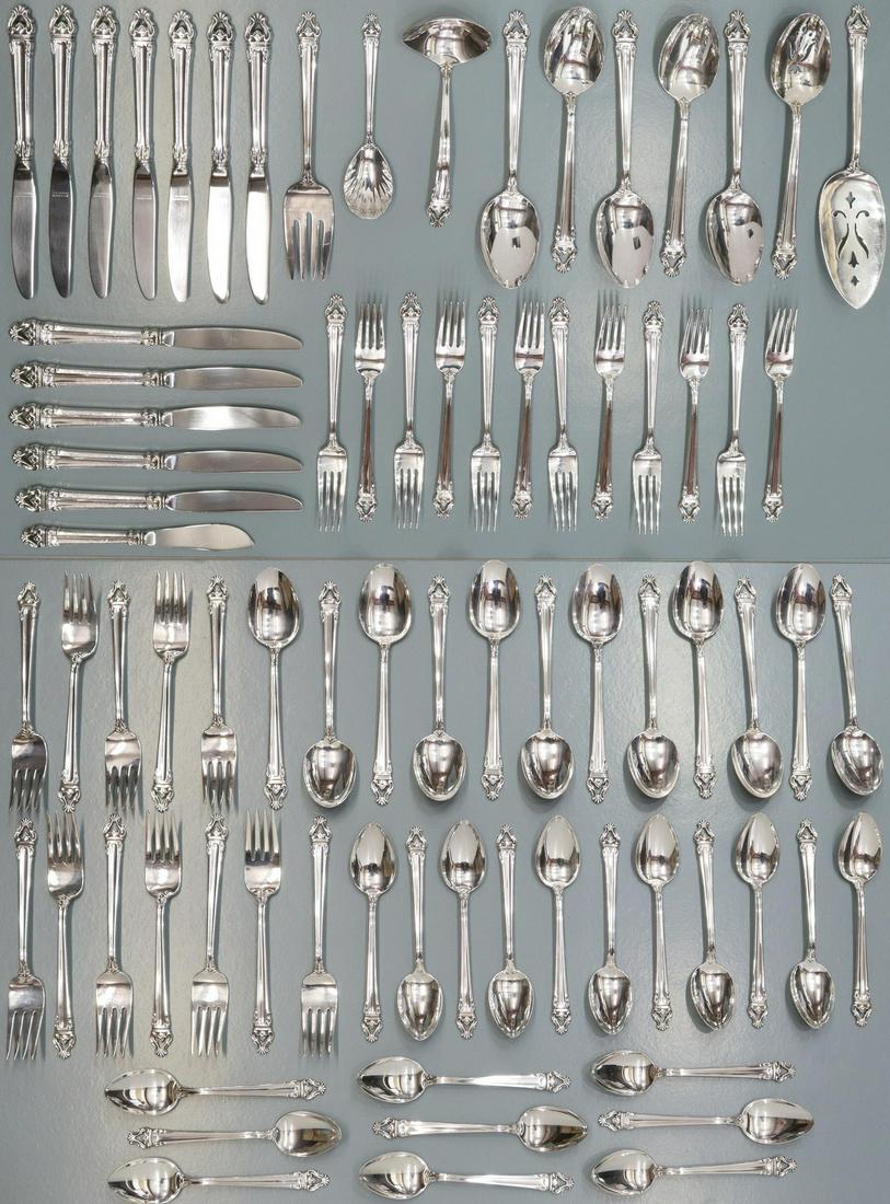 (79) REED & BARTON 'EMPEROR' SILVER PLATE FLATWARE (1 of 4)