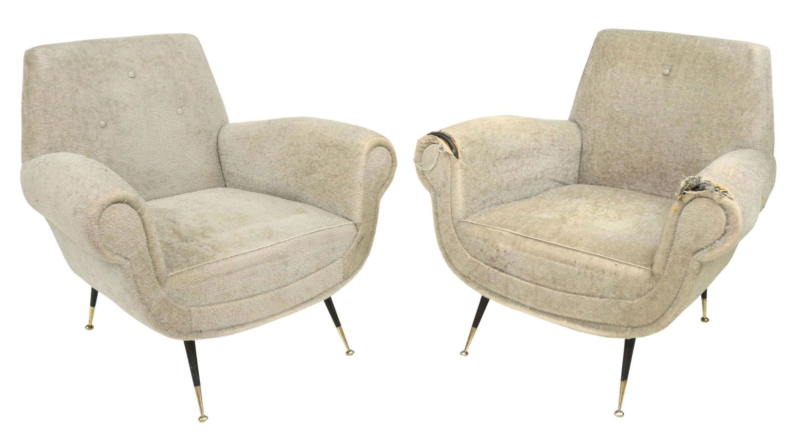 (2) ITALIAN MID-CENTURY MODERN ARMCHAIRS (1 of 5)