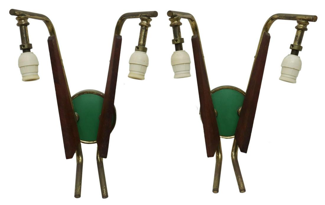 (2) ITALIAN MID-CENTURY MODERN WALL SCONCES (1 of 2)