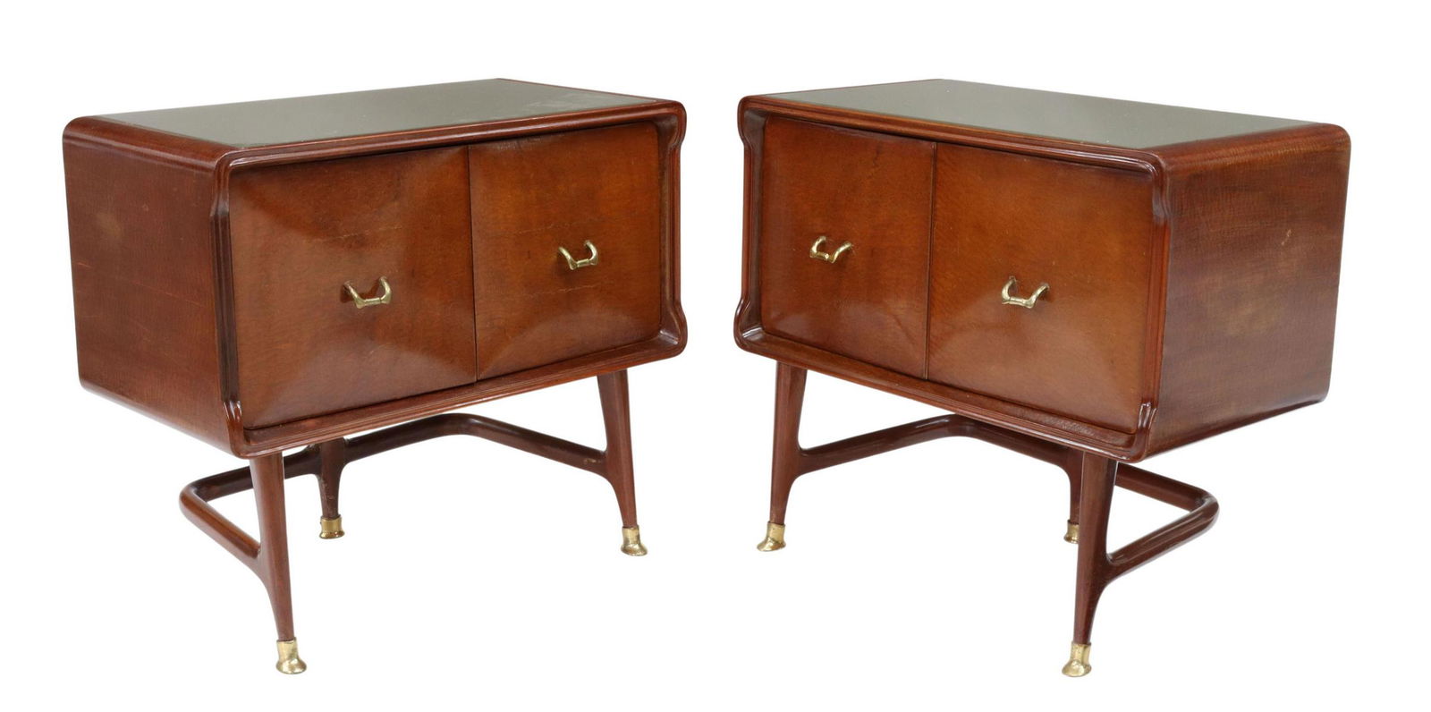 (2) ITALIAN BUFFA STYLE MID-CENTURY NIGHTSTANDS (1 of 5)