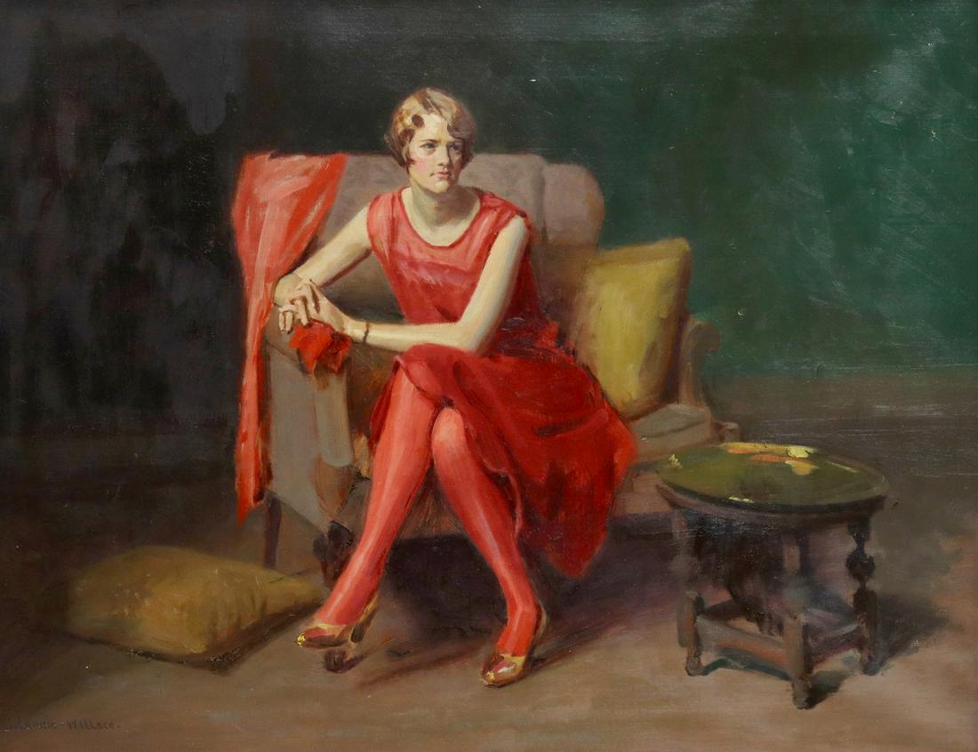 J. LAURIE WALLACE (D.1953) DECO SOCIETY PORTRAIT (1 of 4)