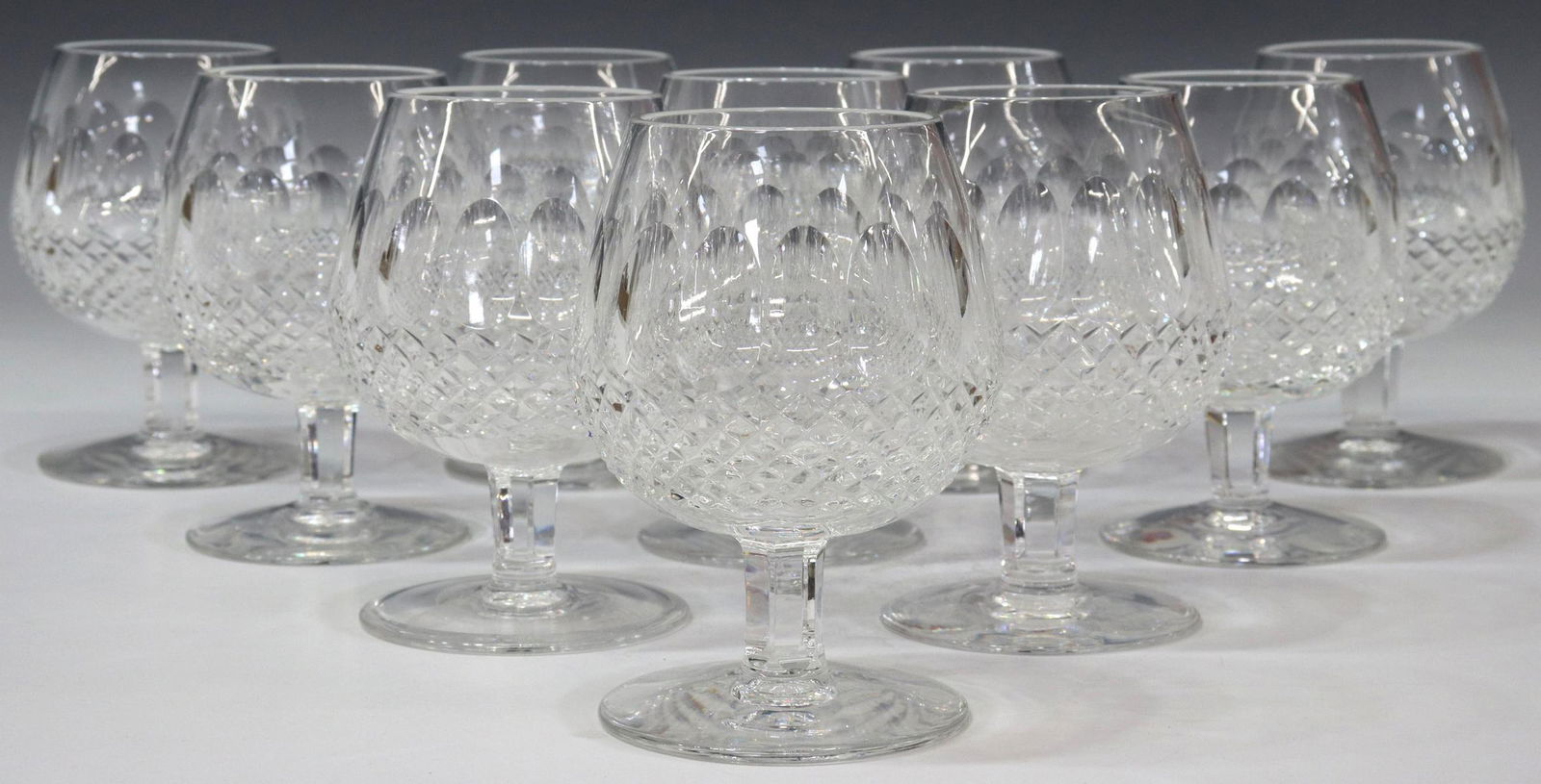 (10) WATERFORD 'COLLEEN' CRYSTAL BRANDY SNIFTERS (1 of 4)