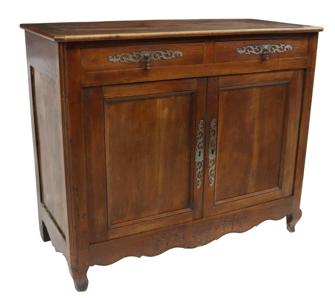 FRENCH PROVINCIAL LOUIS XV STYLE SIDEBOARD (1 of 6)