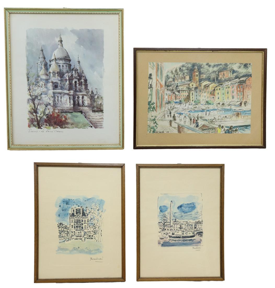 (4) FRAMED PRINTS, ORFEO TAMBURI, MICHELE CASCELLA (1 of 9)