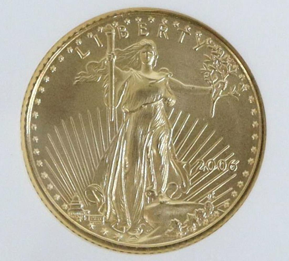 US HALF EAGLE 2006 GOLD $5 COIN, FIRST STRIKE MS69 (1 of 4)