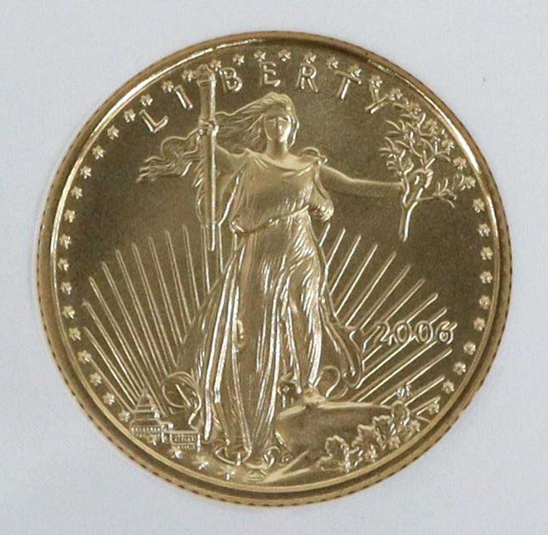 US HALF EAGLE 2006 GOLD $5 COIN, FIRST STRIKE MS70 (1 of 4)