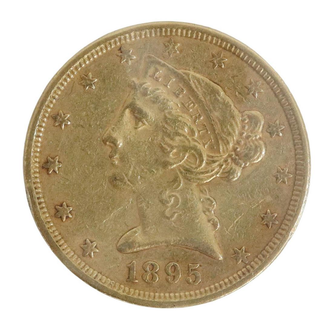 U.S. GOLD LIBERTY HALF EAGLE $5 COIN (1 of 2)