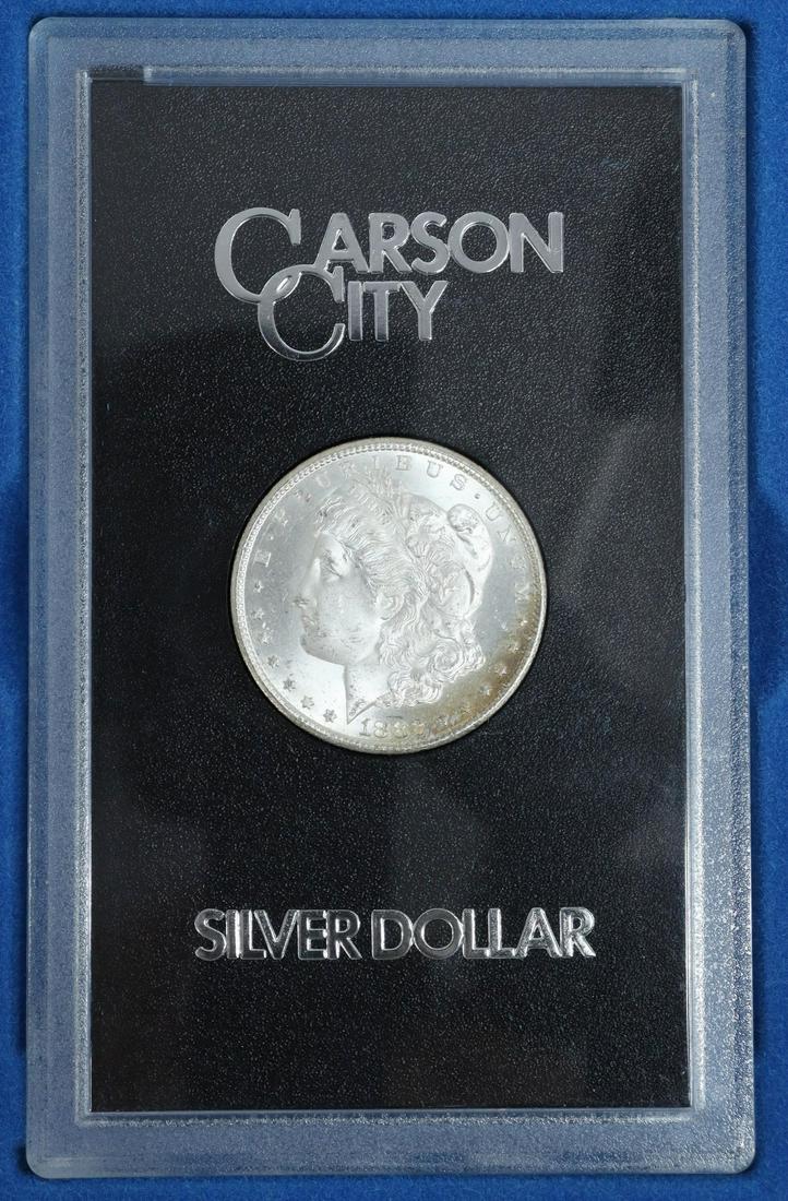 U.S. CARSON CITY 1882 SILVER DOLLAR, UNCIRCULATED (1 of 4)
