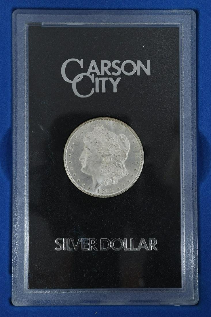 U.S. CARSON CITY 1883 SILVER DOLLAR, UNCIRCULATED (1 of 4)
