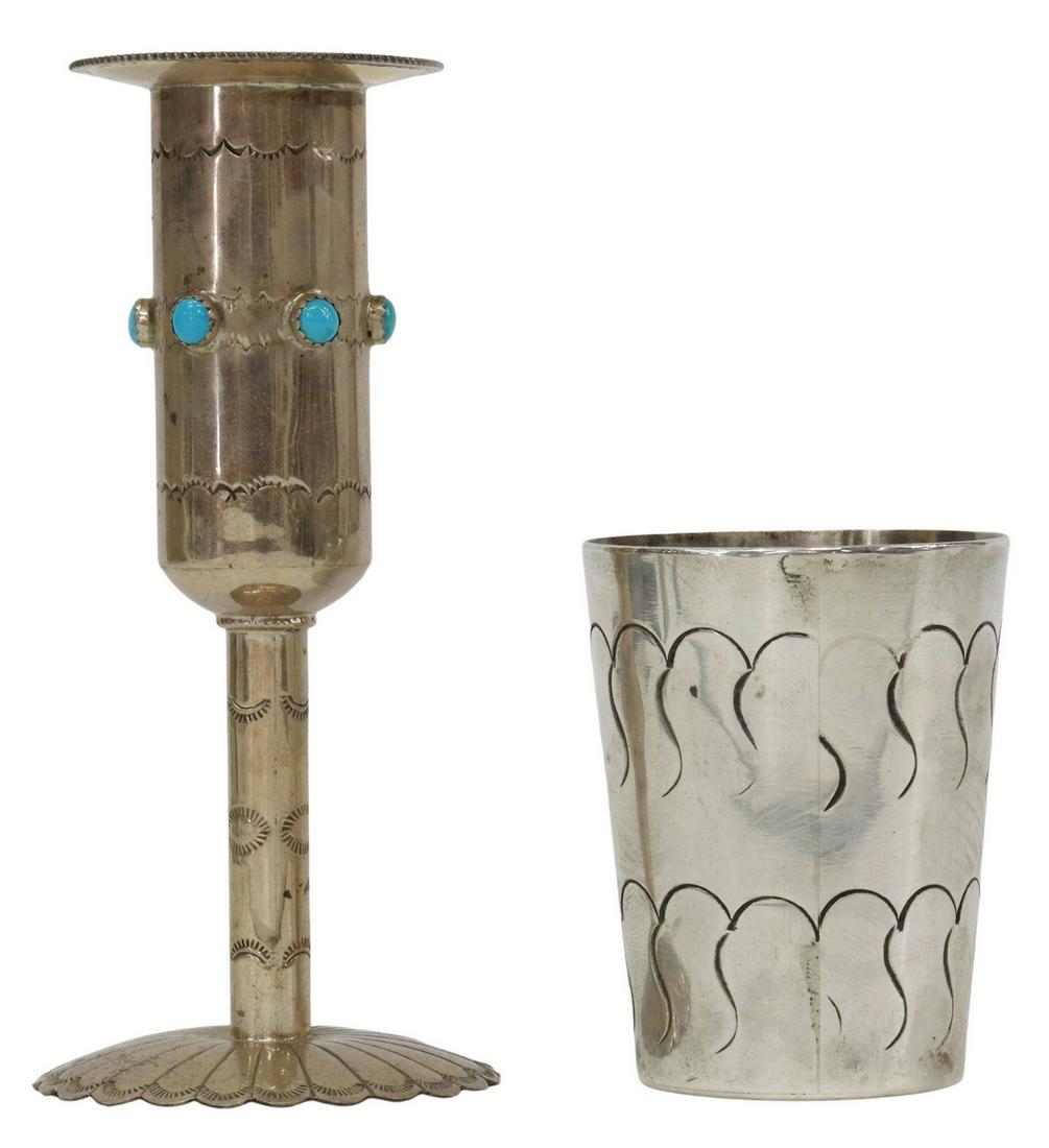 (2) JEFFREY CASTILLO CANDLESTICK & SILVER CUP (1 of 6)