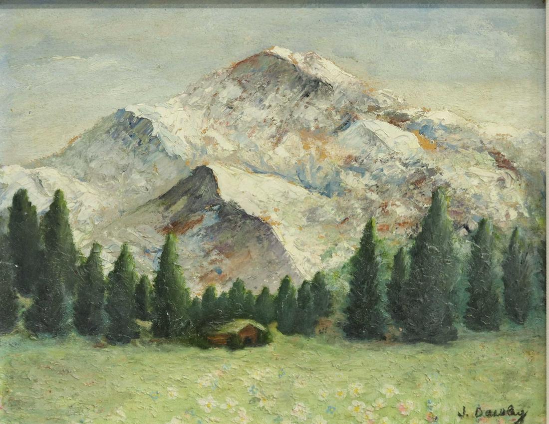 JOSEPH DAWLEY (TX, 1936-2008) MOUNTAIN LANDSCAPE (1 of 5)