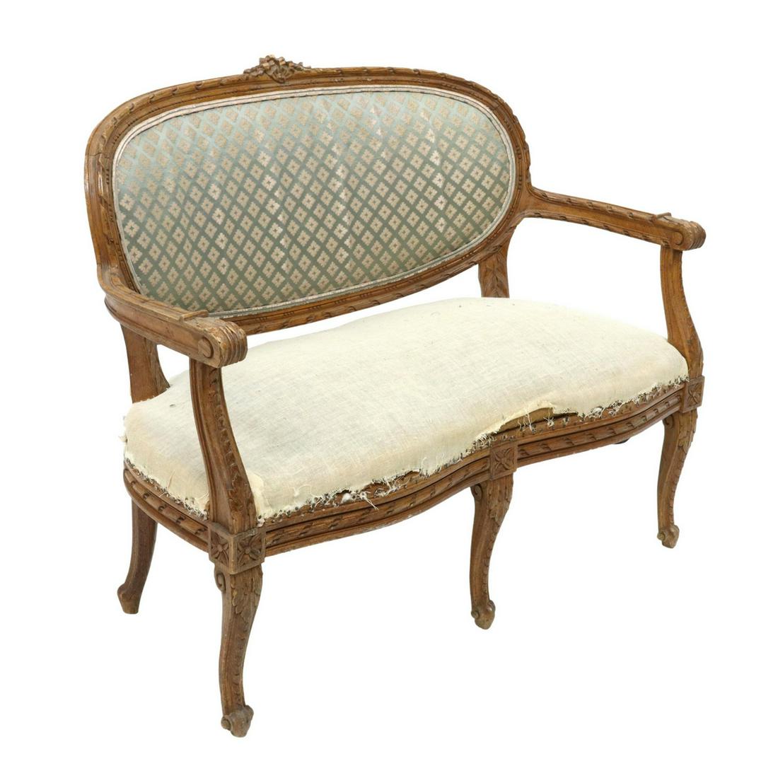 FRENCH LOUIS XV STYLE CHILDREN'S SETTEE SOFA (1 of 4)