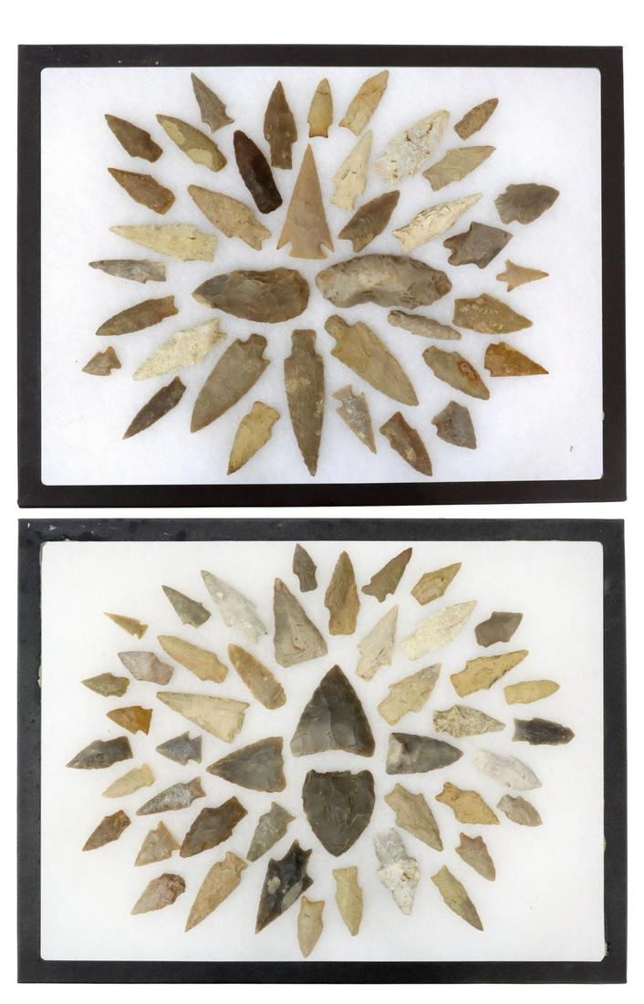 (83) NATIVE AMERICAN TEXAS COLLECTED ARROWHEADS (1 of 3)