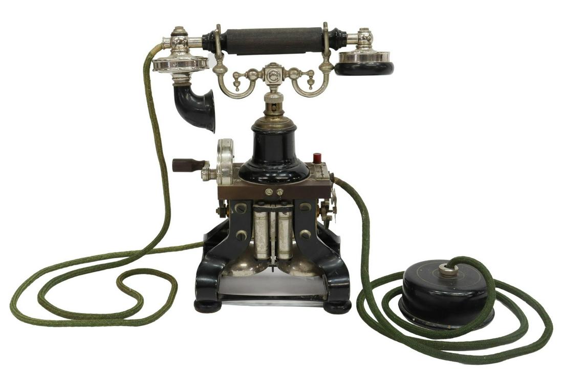 L.M. ERICSSON MAGNETO SKELETON TYPE TELEPHONE (1 of 7)