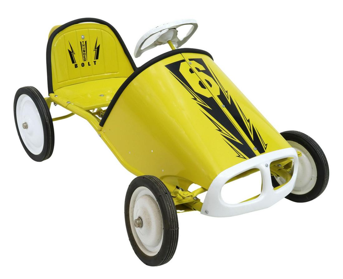 REFURBISHED CHILD'S PEDAL CAR, 20TH C. (1 of 5)
