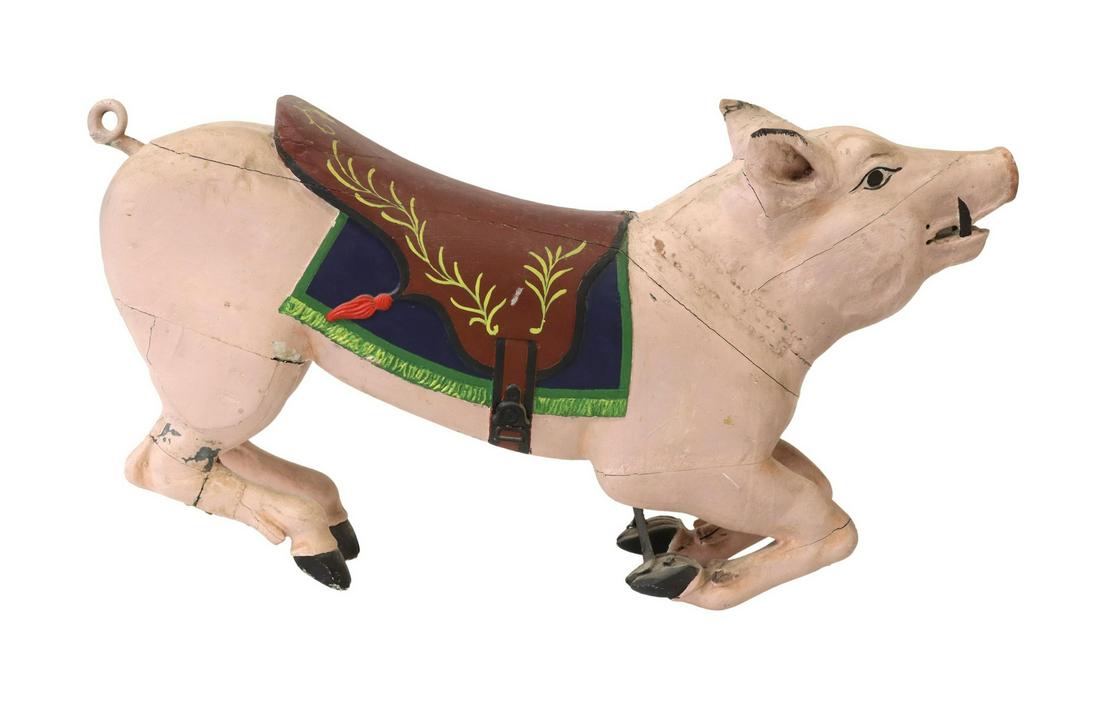 HERSCHELL SPILLMAN JUMPER CAROUSEL PIG (1 of 6)