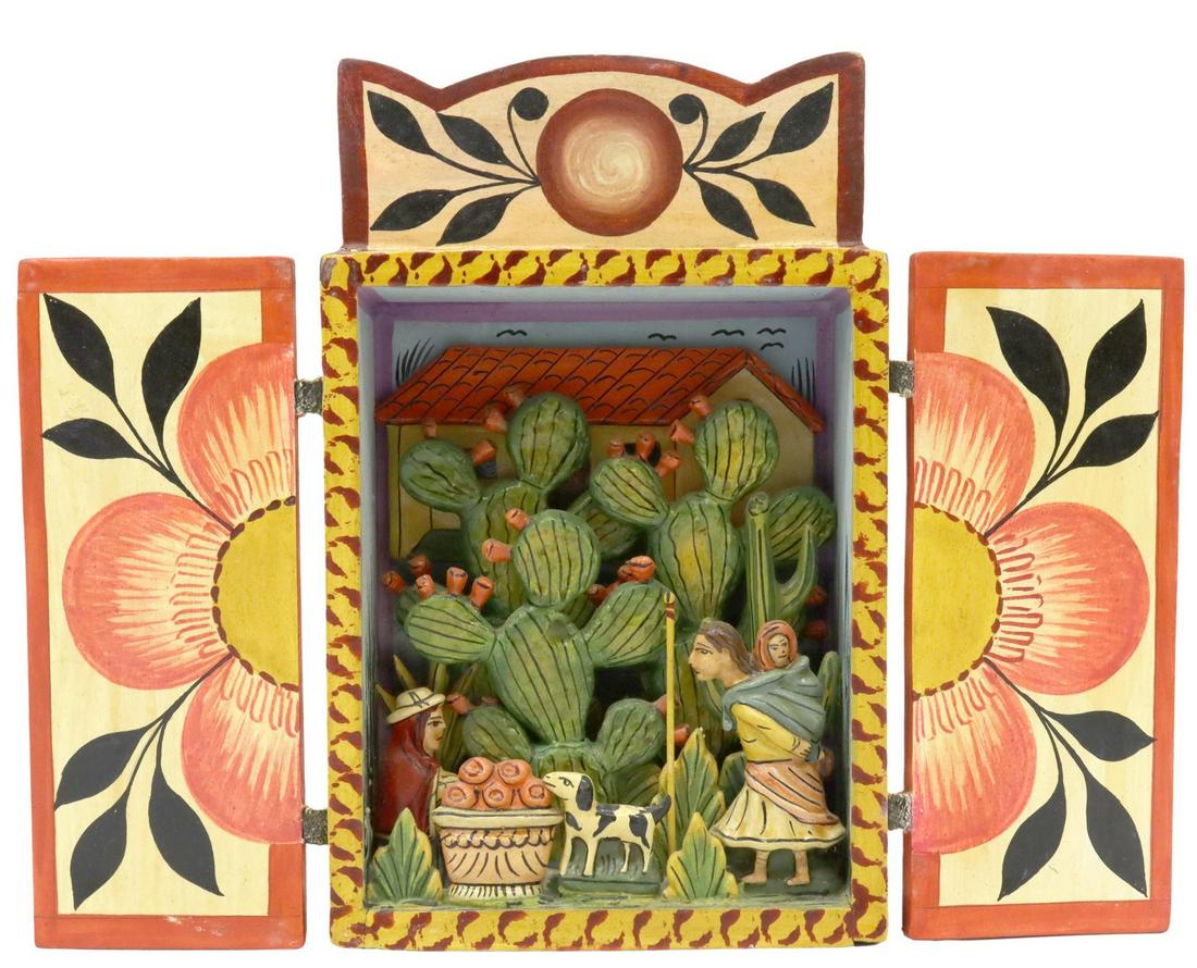 NICARIO JIMENEZ QUISPE (ATTRIB.) ANDEAN RETABLO (1 of 5)