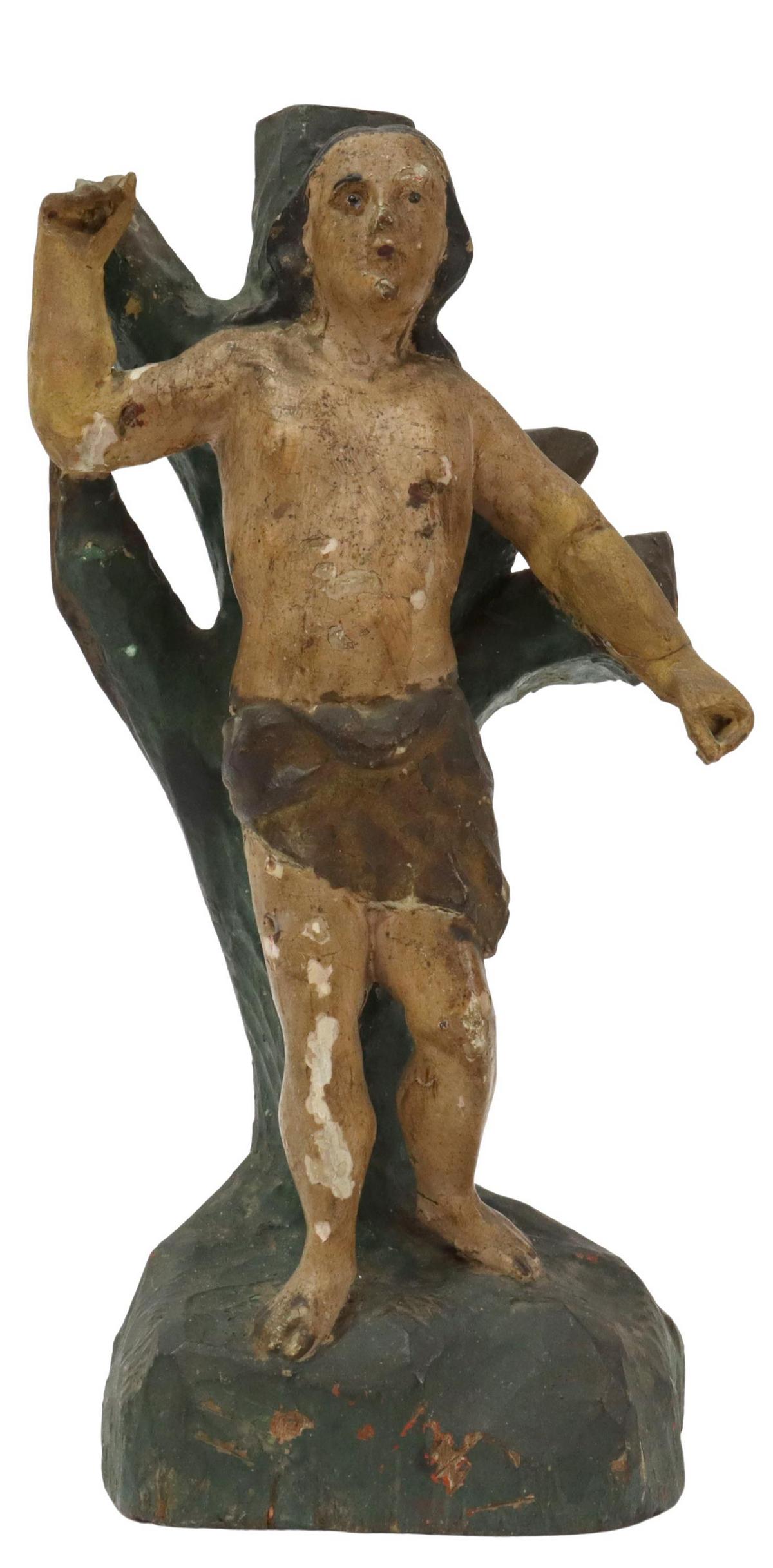 SPANISH COLONIAL SANTO MARTYR SAINT SEBASTIAN (1 of 6)