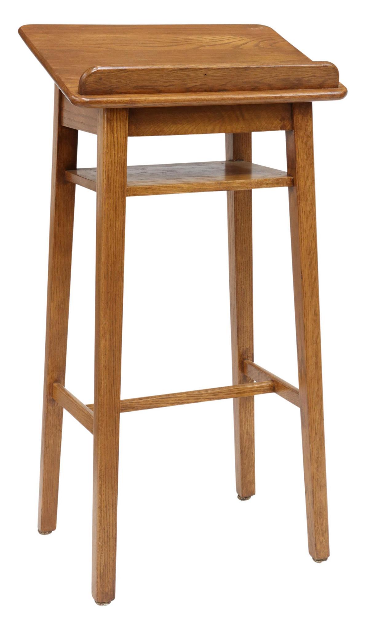 AMERICAN OAK LECTERN BOOK STAND (1 of 3)