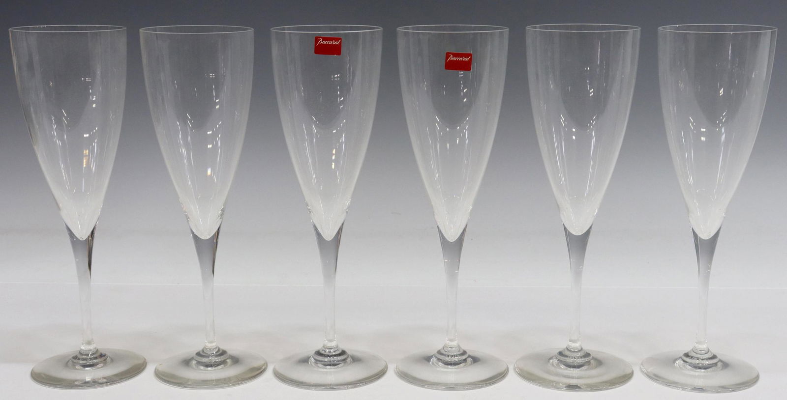 (6) BACCARAT DOM PERIGNON CRYSTAL WATER GOBLETS (1 of 3)
