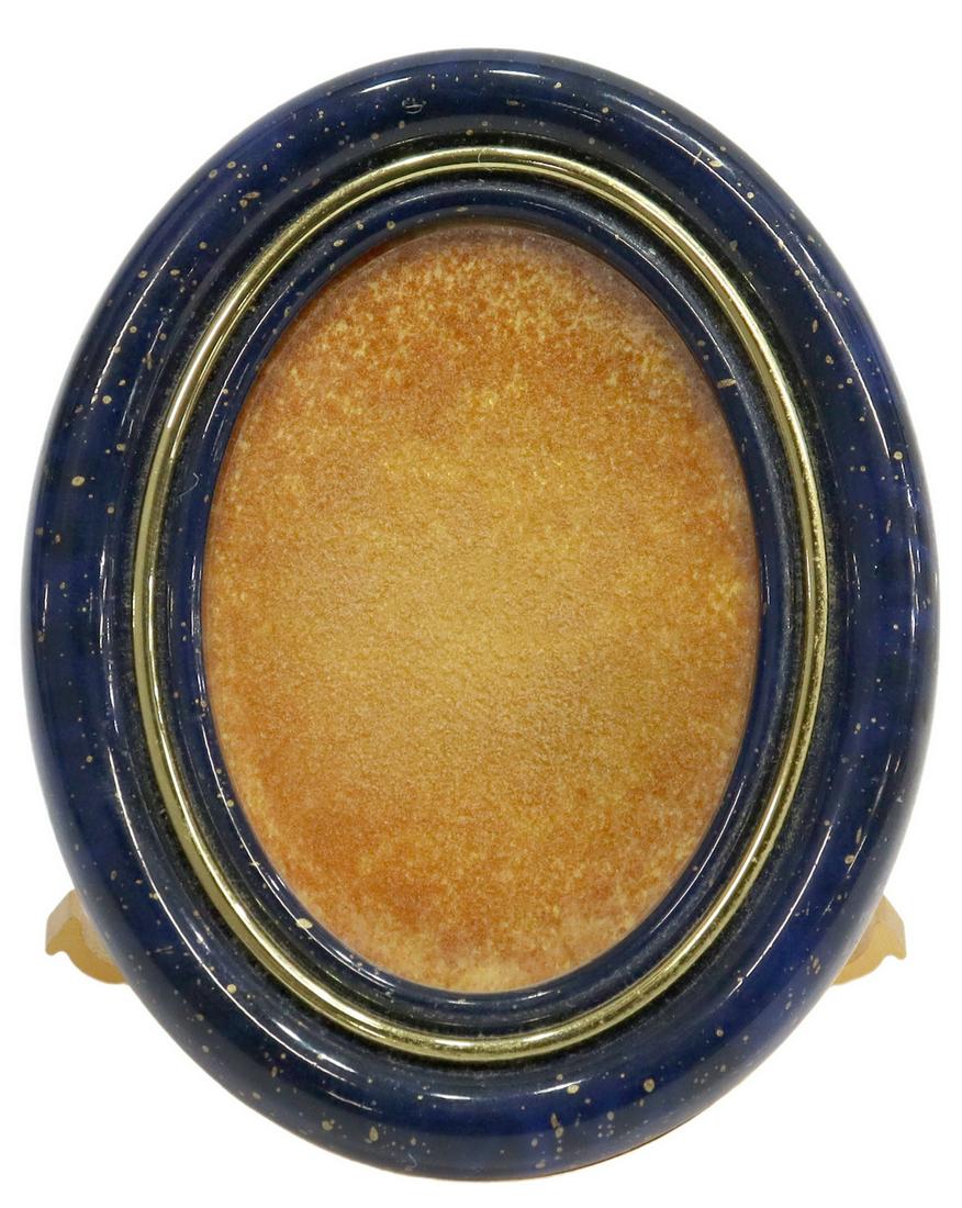 LES MUST DE CARTIER BLUE ENAMEL PICTURE FRAME (1 of 5)