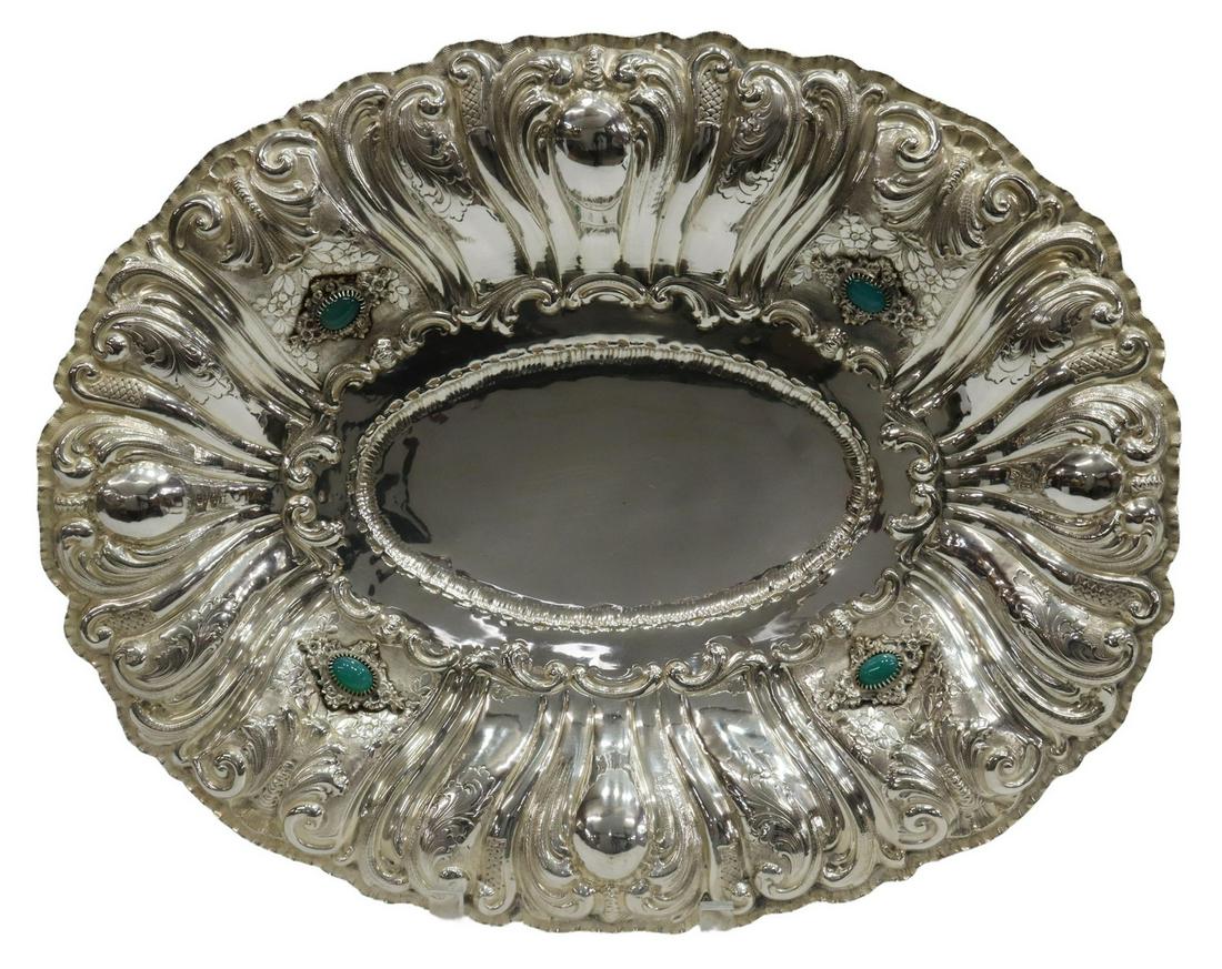 ITALY REALI BENVENUTO 800 SILVER CENTERPIECE BOWL (1 of 3)