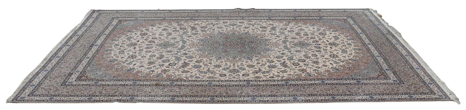 SIGNED HAND-TIED PERSIAN ISFAHAN RUG, 23 (1 of 5)