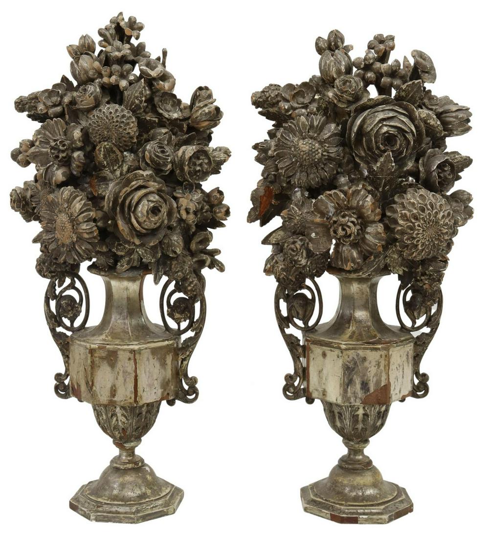 (2) ITALIAN SILVER GILT PORTA PALMA GARNITURES (1 of 4)