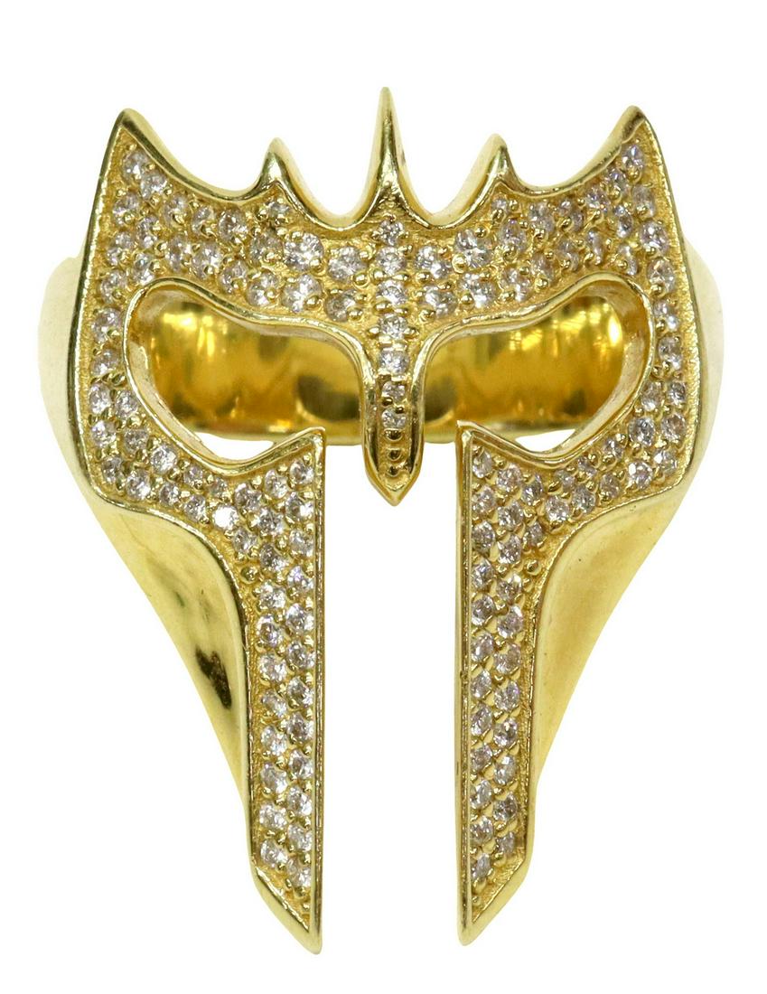 JASON BEVERLY HILLS 18K DIAMOND GLADIATOR RING (1 of 5)