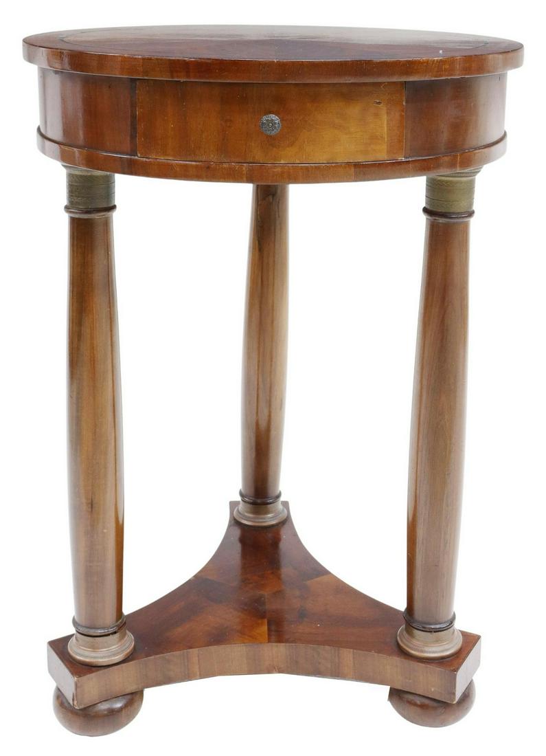FRENCH EMPIRE STYLE GUERIDON SIDE TABLE STAND (1 of 5)