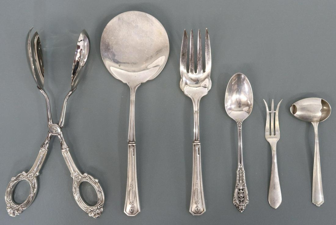 (6) STERLING SILVER & STERLING HANDLED FLATWARE (1 of 9)