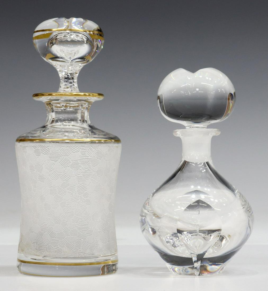 (2) ST. LOUIS CRYSTAL PERFUME SCENT BOTTLES (1 of 3)