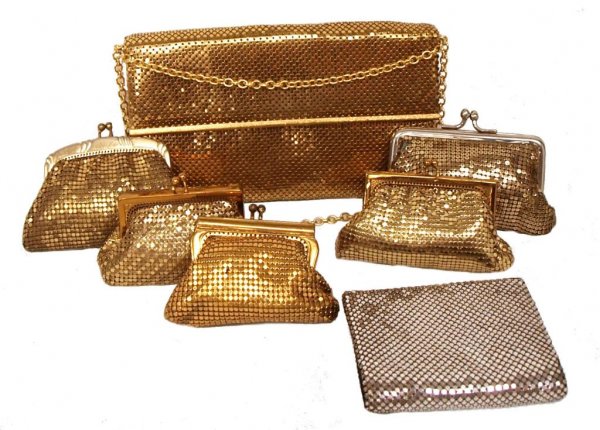 VINTAGE WHITING & DAVIS MESH PURSE & COIN PURSES