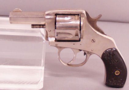 ANTIQUE PISTOL, GAMBLERS TRAVEL BOX, CARDS & CHIPS - 5