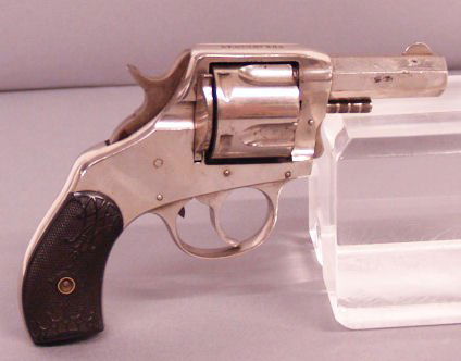 ANTIQUE PISTOL, GAMBLERS TRAVEL BOX, CARDS & CHIPS - 6