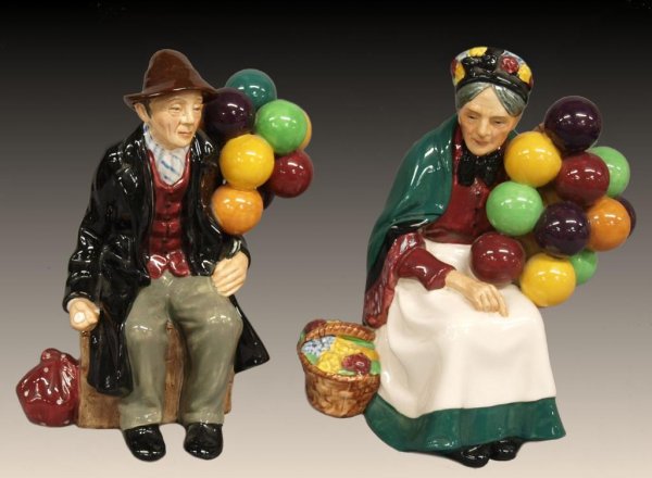 ROYAL DOULTON FIGURE,BALLOON SELLERS,HN 1315 &1954