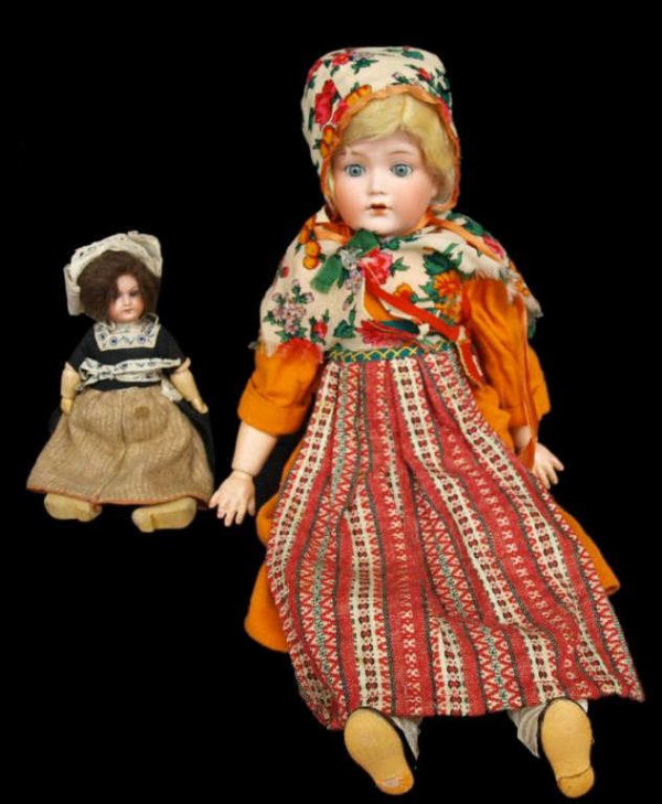 ANTIQUE CUNO & OTTO DRESSEL GERMAN BISQUE DOLL