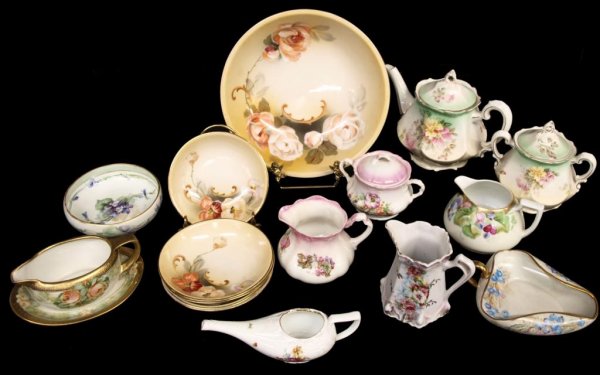 ANTIQUE RS GERMANY, BAVARIA PORCELAIN TABLEWARE