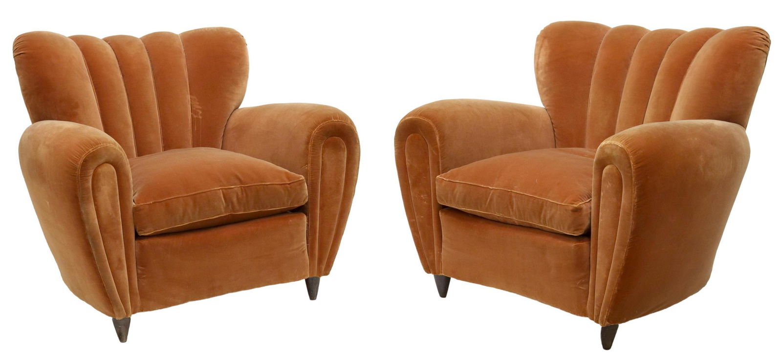 (2) GUGLIELMO ULRICH MID-CENTURY MODERN ARMCHAIRS (1 of 4)