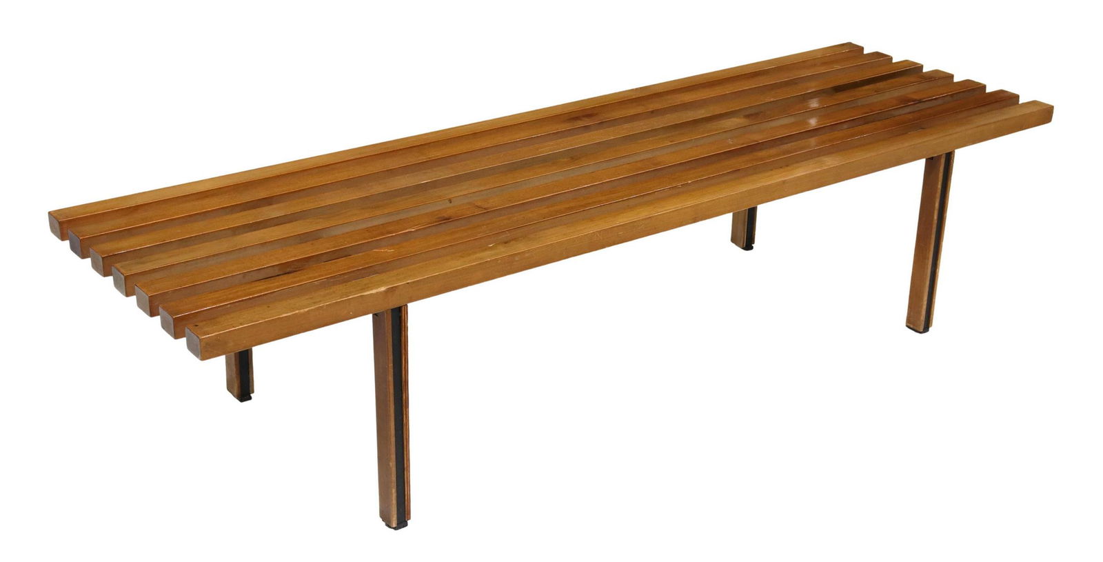 ISA BERGAMO ITALIAN MID-CENTURY SLATTED BENCH (1 of 5)
