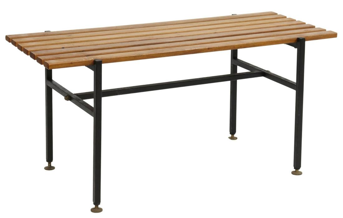 ITALIAN MID-CENTURY MODERN SLATTED TABLE (1 of 4)