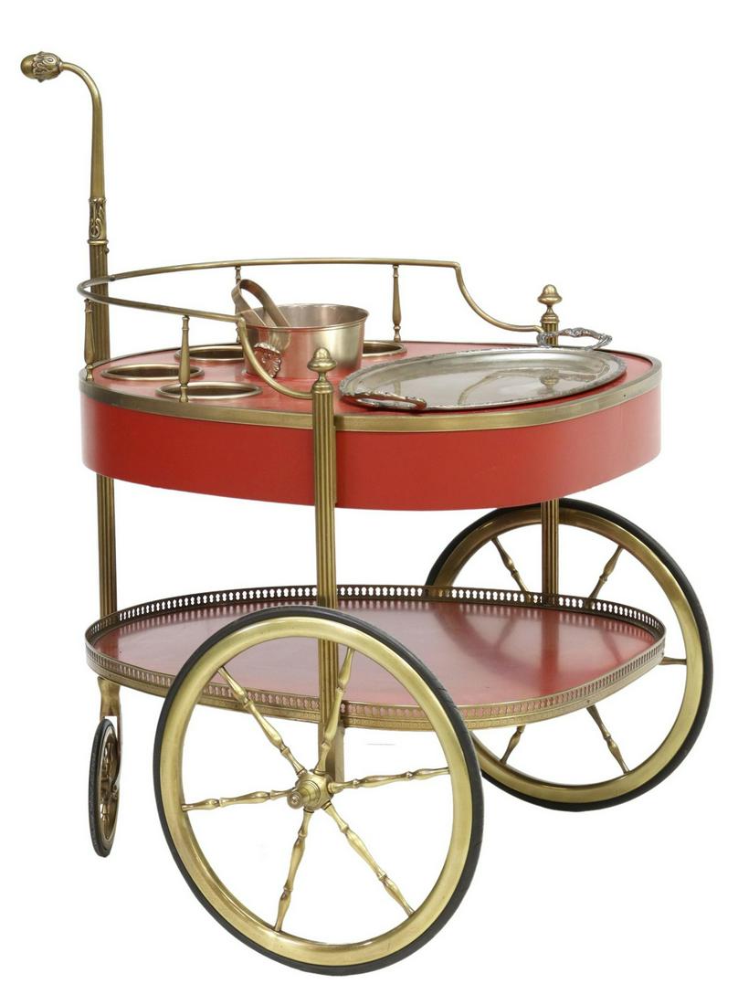 MID-CENTURY MODERN BAR CART & ACCESSORIES (1 of 3)