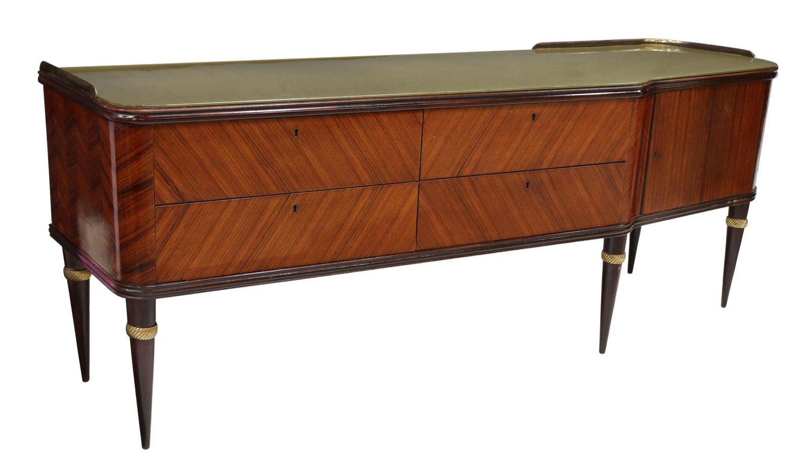 ITALIAN MID-CENTURY ROSEWOOD DRESSER SIDEBOARD (1 of 6)