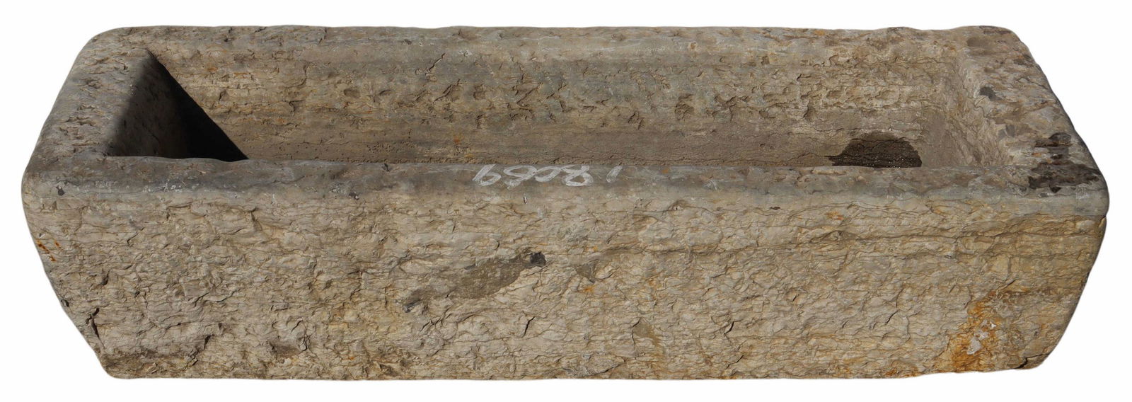 ARCHITECTURAL CARVED STONE WATER GARDEN TROUGH (1 of 1)